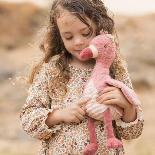 Little Dutch plüss flamingó 35 cm - Safari Friends