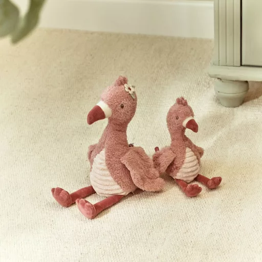 Little Dutch plüss flamingó 35 cm - Safari Friends
