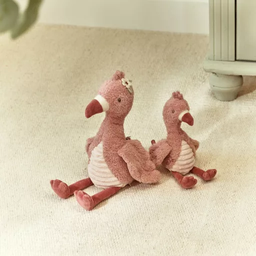 Little Dutch plüss flamingó 17 cm - Safari Friends