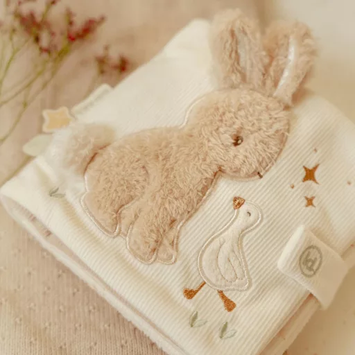 Little Dutch textil babakönyv nagy - Newborn Naturals