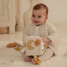 Little Dutch készségfejlesztő plüss kocka - Newborn Naturals