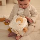 Little Dutch készségfejlesztő plüss kocka - Newborn Naturals