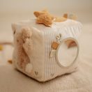 Little Dutch készségfejlesztő plüss kocka - Newborn Naturals