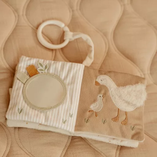 Little Dutch textil babakönyv kicsi - Newborn Naturals
