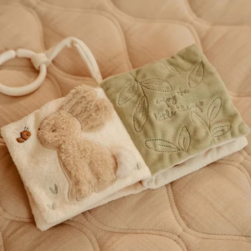 Little Dutch textil babakönyv kicsi - Newborn Naturals