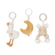   Little Dutch felfűzhető rezgő plüss játék (3db) - Newborn Naturals