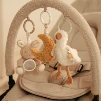   Little Dutch felfűzhető rezgő plüss játék (3db) - Newborn Naturals