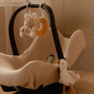  Little Dutch felfűzhető rezgő plüss játék (3db) - Newborn Naturals