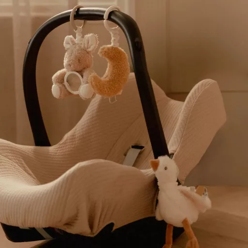 Little Dutch felfűzhető rezgő plüss játék (3db) - Newborn Naturals