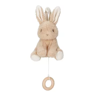 Little Dutch felhúzható zenélő nyuszi - Newborn Naturals