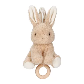 Little Dutch felhúzható zenélő nyuszi - Newborn Naturals