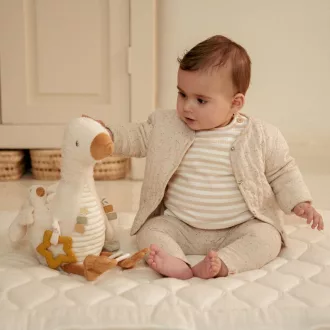 Little Dutch activity plüss gúnár - Newborn Naturals