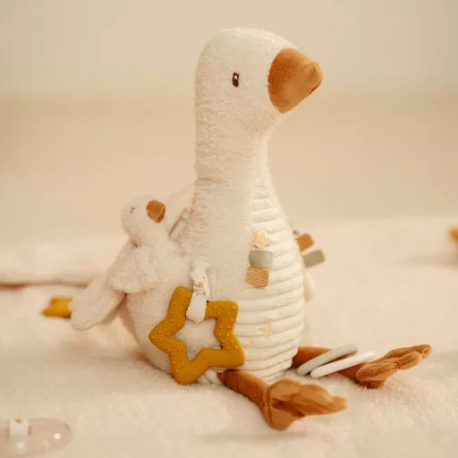 Little Dutch activity plüss gúnár - Newborn Naturals