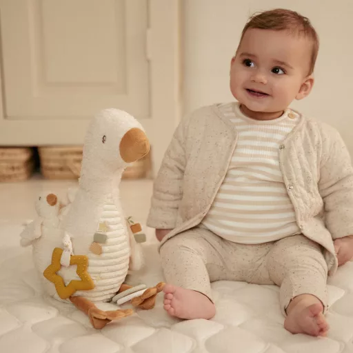 Little Dutch activity plüss gúnár - Newborn Naturals