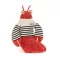 Jellycat plüss - Larry a homár csíkos pulcsiban