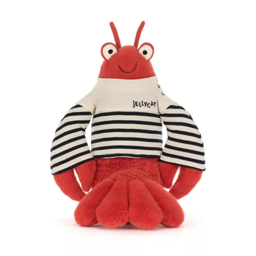 Jellycat plüss - Larry a homár csíkos pulcsiban