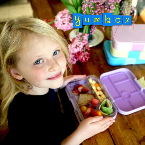 Yumbox Original uzsonnás doboz 6 rekesszel - Lavande Unicorn