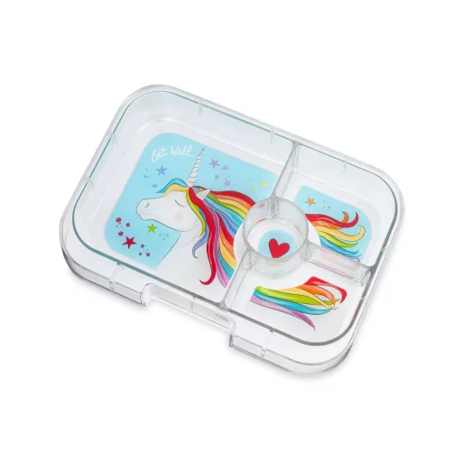 Yumbox Panino uzsonnás doboz 4 rekesszel - Lavande Unicorn