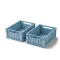Liewood Weston 2db-os kicsi tároló láda - Beach blue