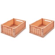 Liewood Weston 2db-os közepes tároló láda - Tuscany rose