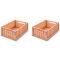 Liewood Weston 2db-os közepes tároló láda - Tuscany rose