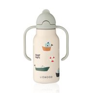 Liewood Kimmie szívószálas itatókulacs 250 ml - Sailing