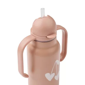   Liewood Kimmie szívószálas itatókulacs 250 ml - Sweethearts