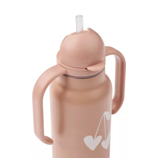 Liewood Kimmie szívószálas itatókulacs 250 ml - Sweethearts