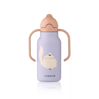 Liewood Kimmie szívószálas itatókulacs 250 ml - Cat