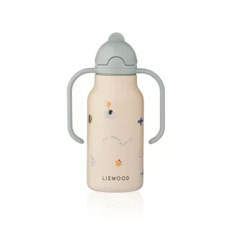 Liewood Kimmie szívószálas itatókulacs 250 ml - Flying