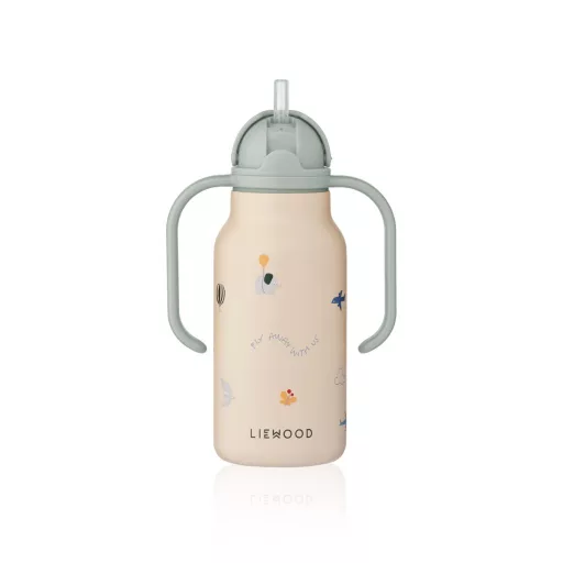 Liewood Kimmie szívószálas itatókulacs 250 ml - Flying