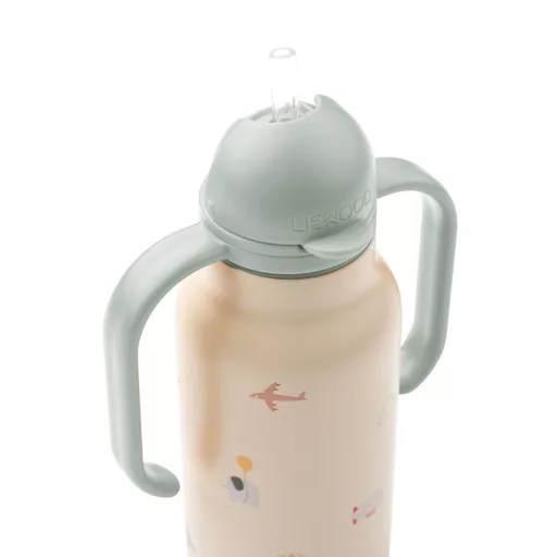 Liewood Kimmie szívószálas itatókulacs 250 ml - Flying
