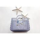 Liewood - Samantha strandkosár charmokkal - Dusty lavender