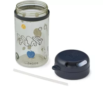 Liewood Pavia tritan szívószáras pohár 500 ml - Play