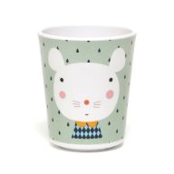 Petit monkey melamin pohár - Menta egérke