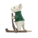 Jellycat plüss - Síelő egérke