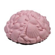 Muffik egyensúlyozó kő - Kagylók rózsaszín