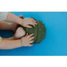 Muffik egyensúlyozó kő - Gesztenye zöld