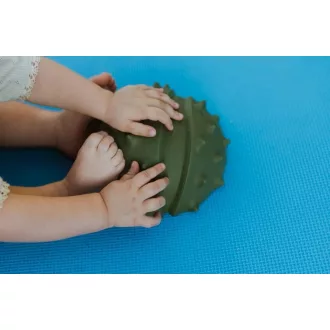 Muffik egyensúlyozó kő - Gesztenye zöld