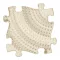 Muffik twister puzzle bézs - kemény