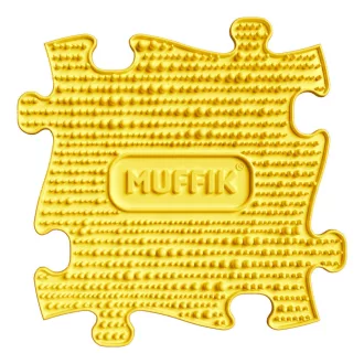 Muffik puzzle sárga - kemény