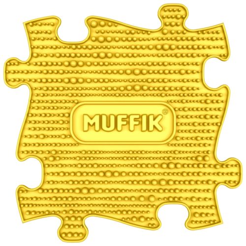 Muffik puzzle sárga - kemény