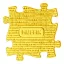 Muffik puzzle sárga - kemény