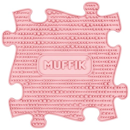 Muffik puzzle pasztell rózsaszín - puha