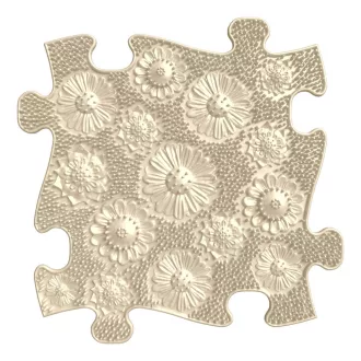 Muffik rét puzzle bézs - puha