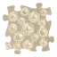 Muffik rét puzzle bézs - puha