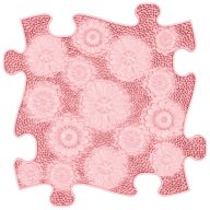 Muffik rét puzzle rózsaszín - kemény