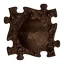 Muffik süni puzzle barna - kemény