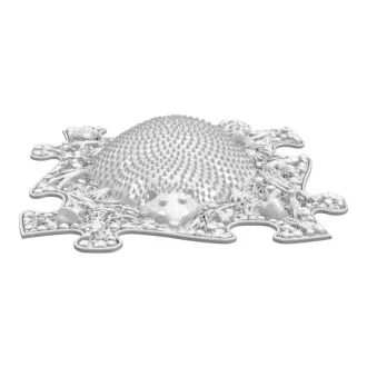 Muffik süni puzzle fehér - kemény