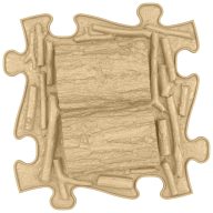 Muffik fatörzs puzzle bézs - kemény